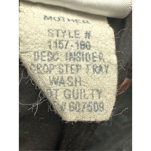 Mother Women’s Insider Crop Step Fray Not Guilty Jeans size 25 - Picture 8 of 9